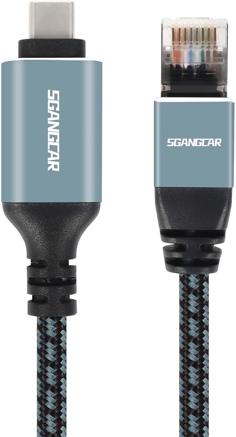 USB C to Ethernet Cable for Fast Gigabit Connection, 50 Feet
