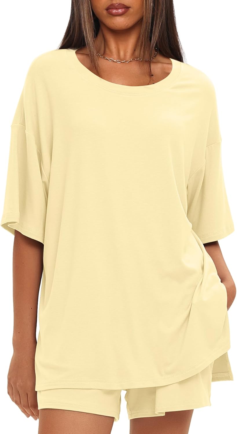 Women's Two Piece Loungewear Set for Summer Casual Comfort