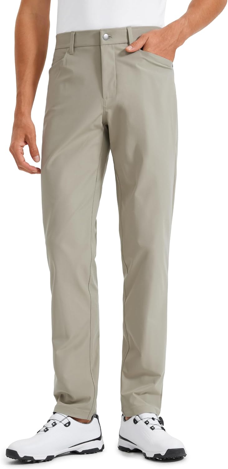 CRZ YOGA All Day Comfy Golf Pants for Men - Quick Dry Trousers