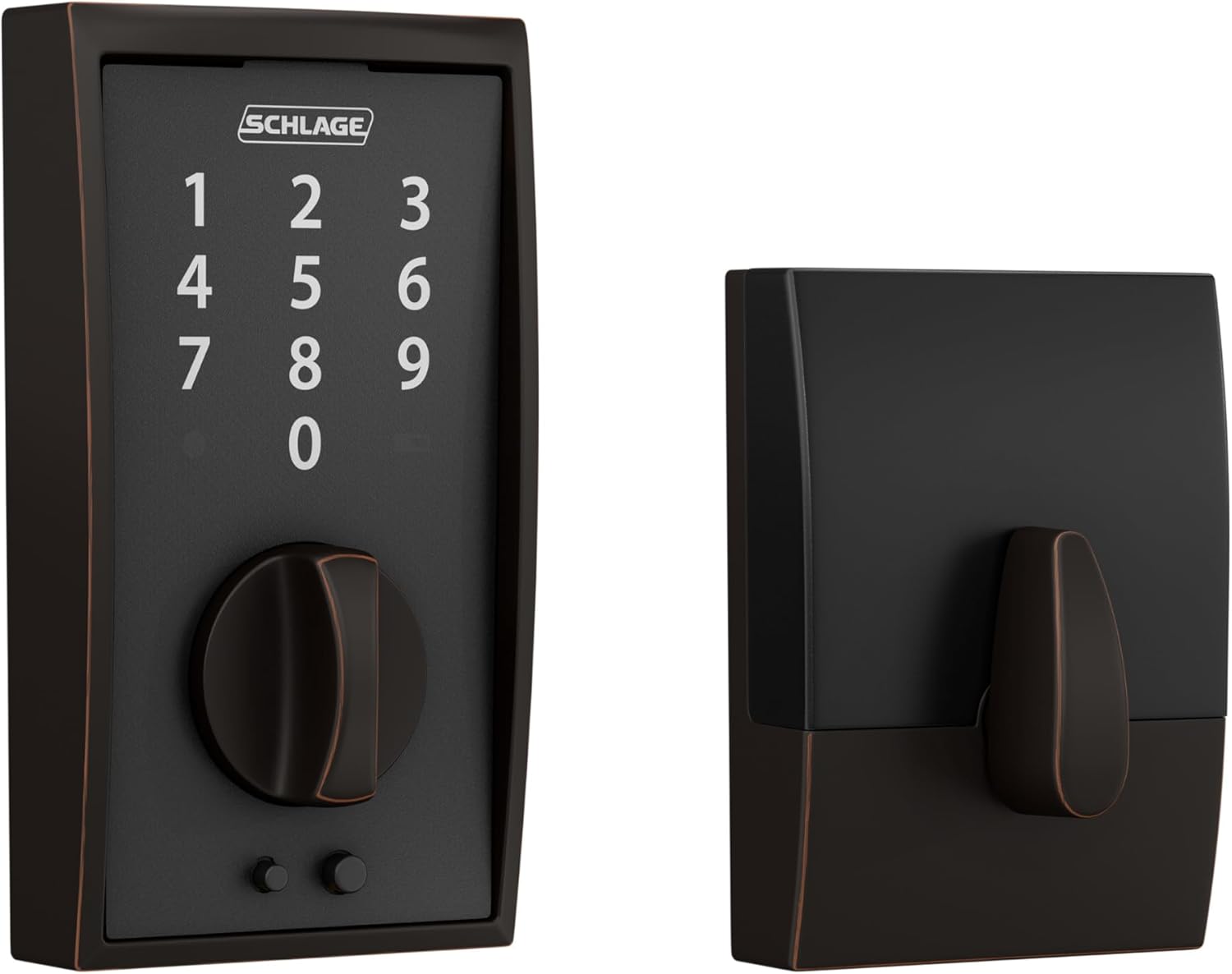 Schlage BE375 CEN 716 Touch Century Deadbolt for Keyless Entry