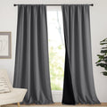 NICETOWN 108 in 100% Blackout Curtains - Thermal Insulated Panels