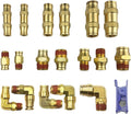 DOT Brass Push to Connect Fittings 1/4ft & 3/8ft Repair Kit - Tubing