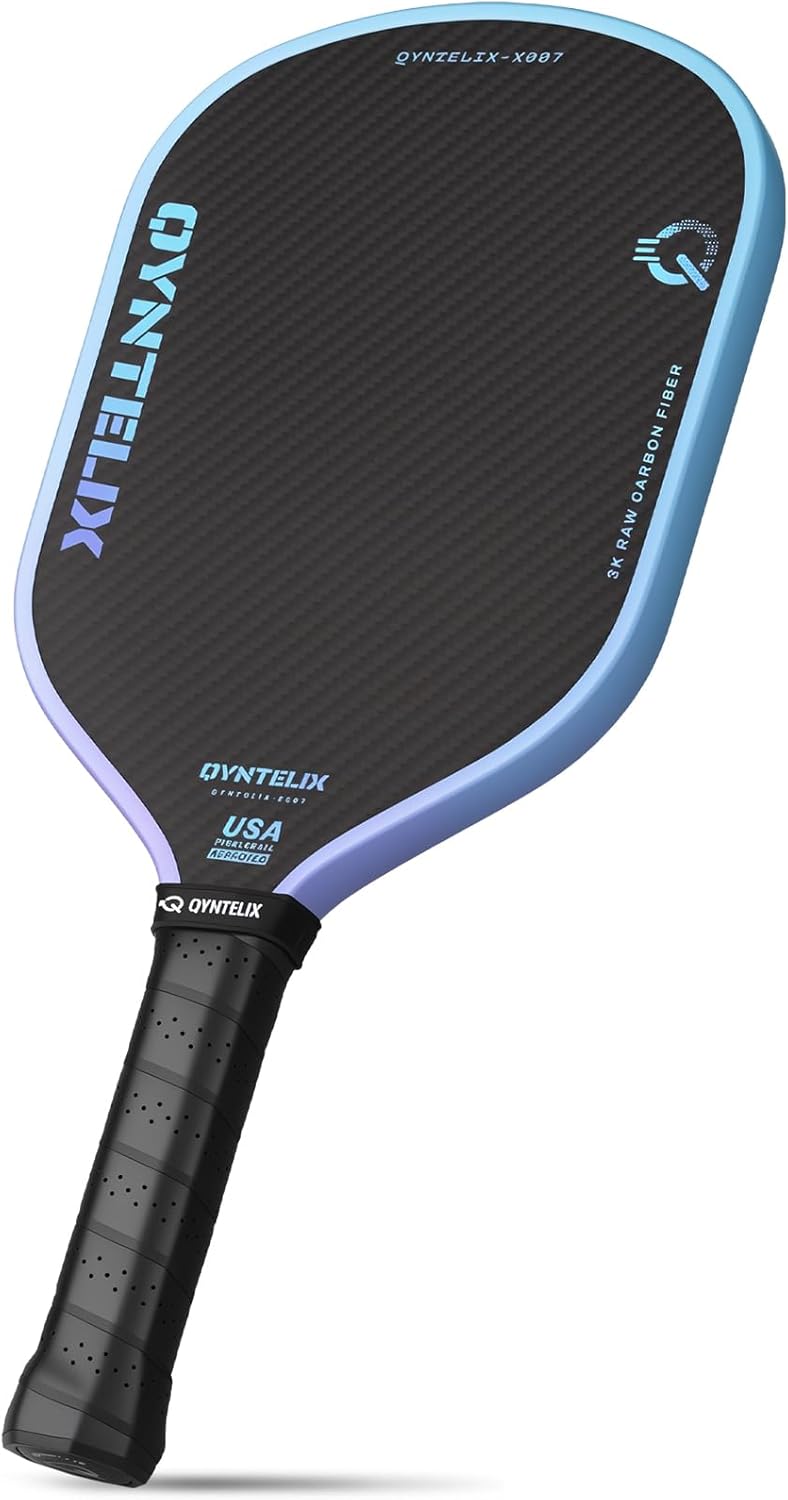 Carbon Fiber Pickleball Paddle with HEX-Force Polymer Core