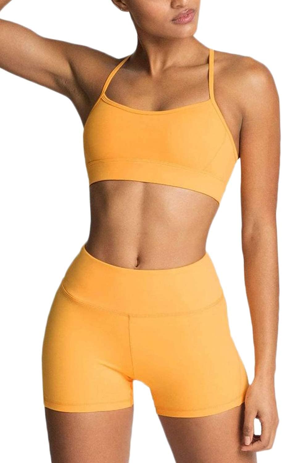 IMEKIS Women's Workout Sets: Stylish Yoga Outfit for Fitness