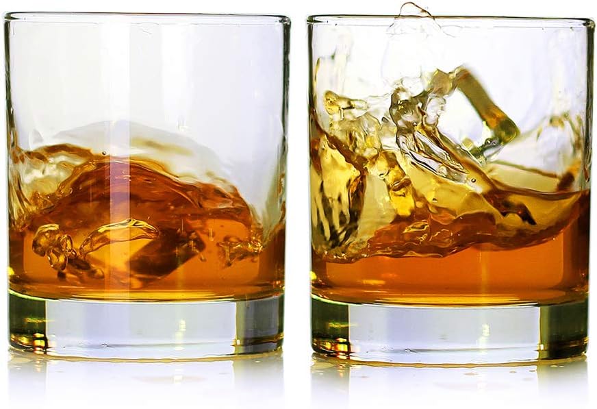 Premium Bourbon Glasses Set - Stylish & Durable