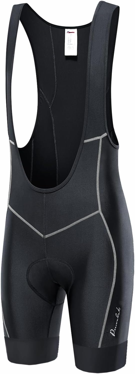 Przewalski Mens 3D Padded Cycling Bib Shorts for Ultimate Comfort