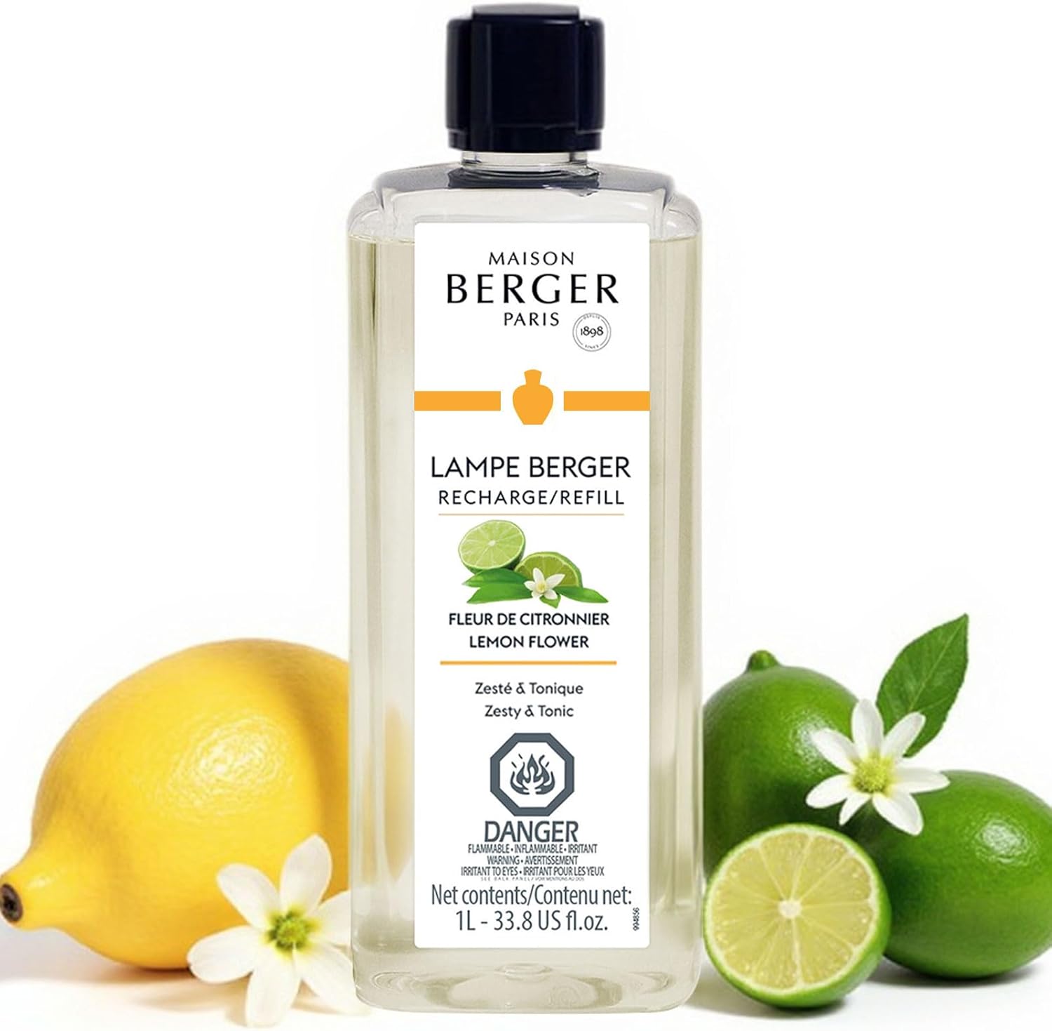 Lemon Flower Fragrance Refill for Home Diffuser - 1 Liter