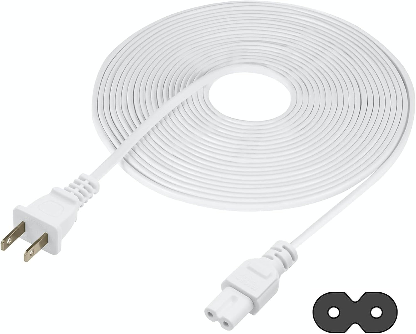 Ultimate Reach: Vebner 25ft TV Power Cord