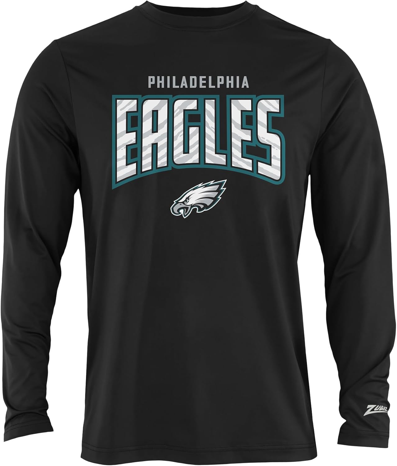 Zubaz NFL Men's Long Sleeve Team Graphic T-Shirt for Fans
