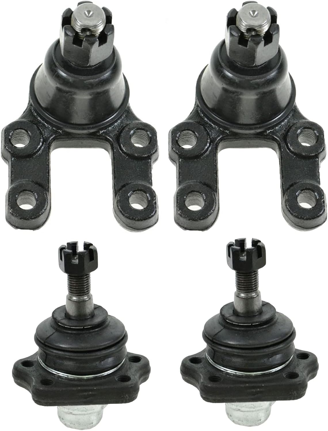 TRQ Front Driver & Passenger Side Ball Joint Set for Nissan