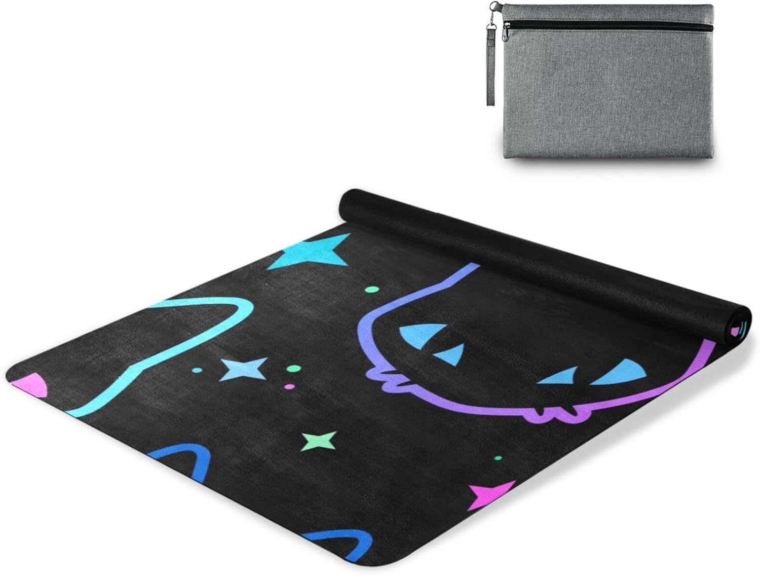 Chubby Frog Yoga Mat - Non-slip, Portable & Cute! 