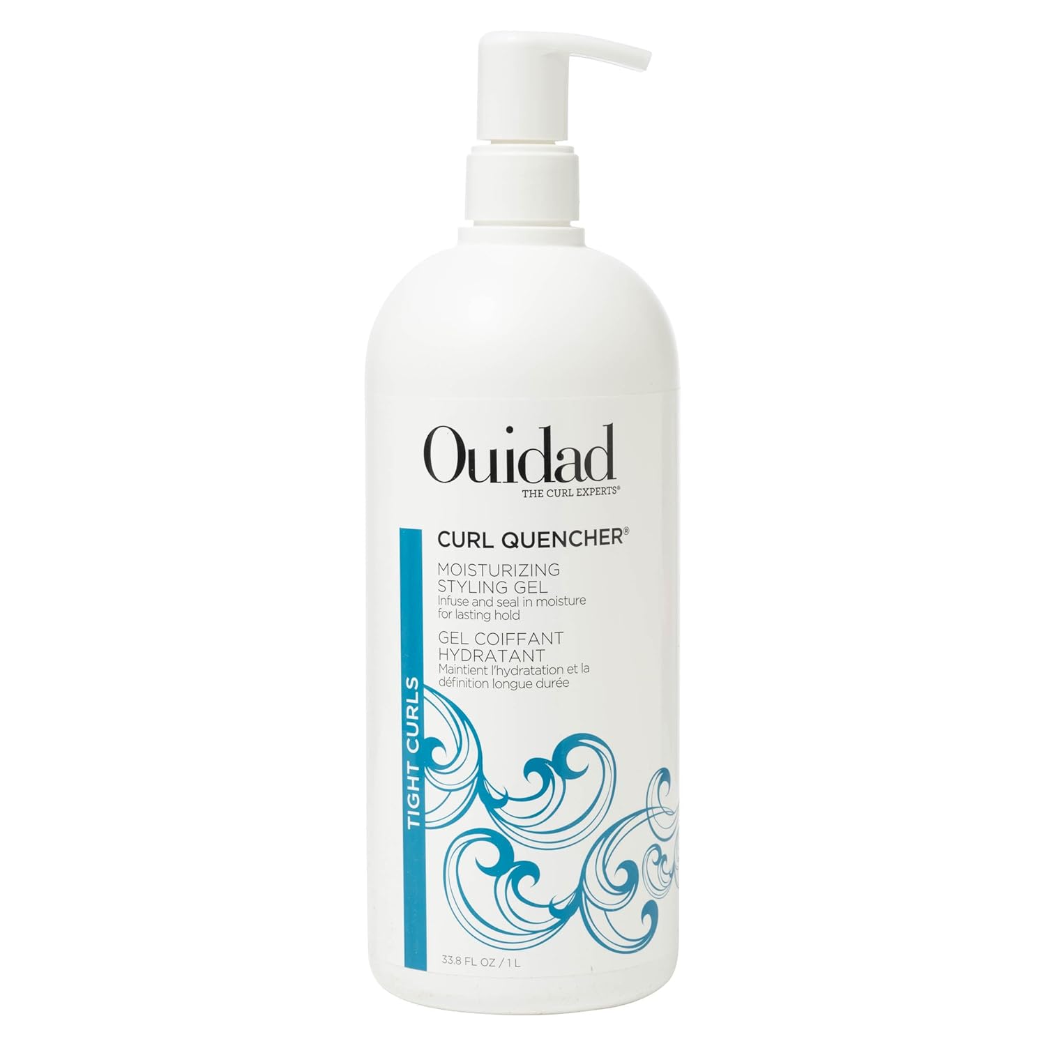 Ouidad Curl Quencher Gel for Bouncy, Defined Curls and Frizz Control