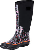 WTW Mid Calf Rain Boots for Women - Waterproof Insulated Comfort Fit