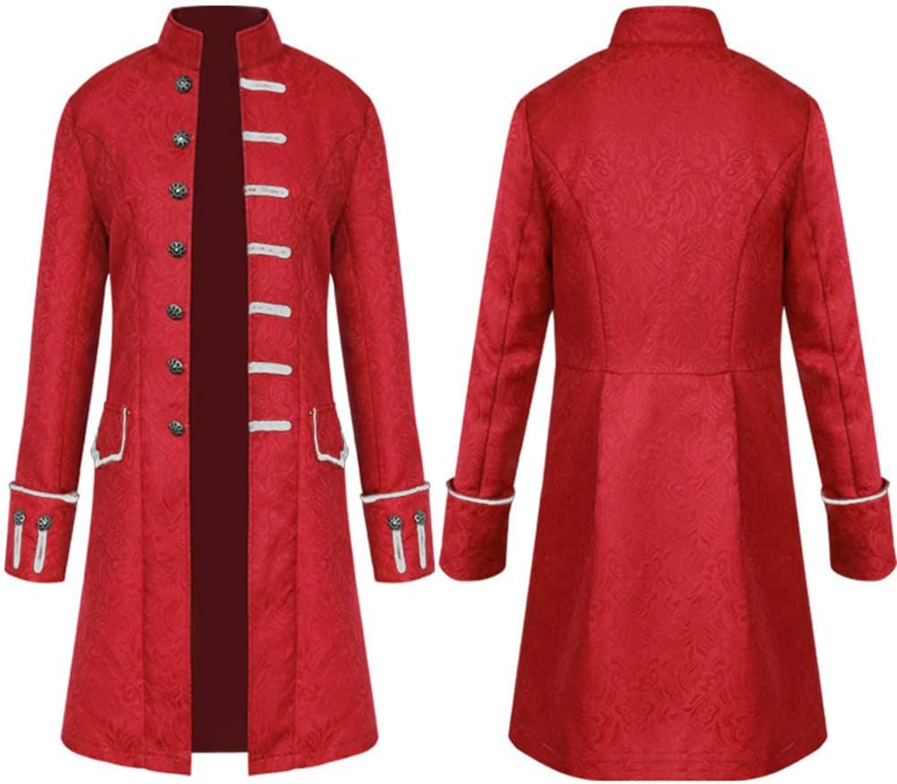 Apocrypha Mens Vintage Tailcoat Jacket for Steampunk Style