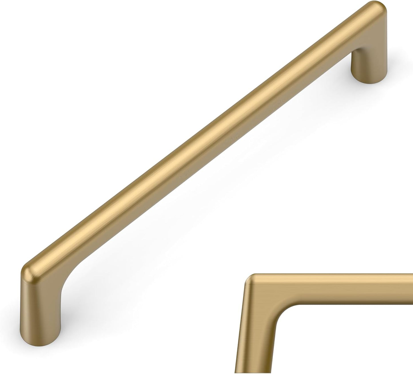 Amerdeco 30 Pack Champagne Bronze Cabinet Pulls for Kitchen