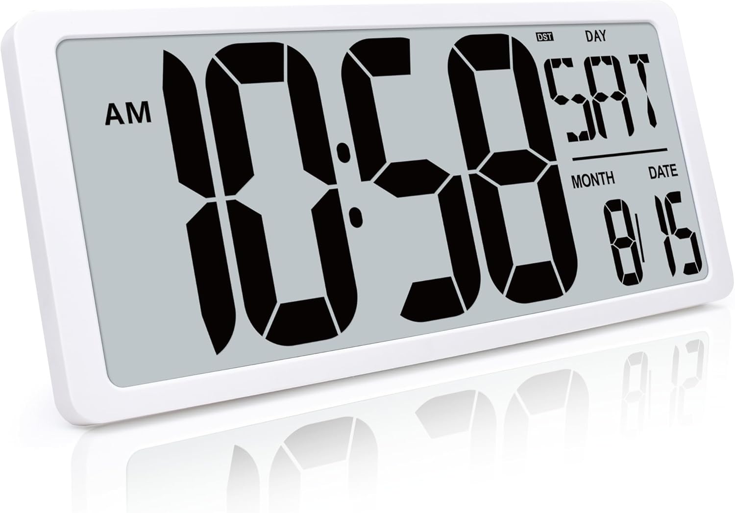 TXL 18.44in Large Digital Wall Clock with Backlight for Home