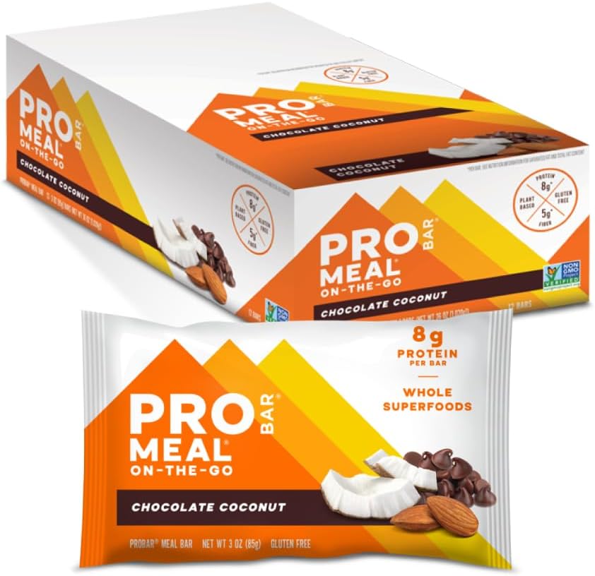 PROBAR Meal Bar Chocolate Coconut - Healthy Plant-Based Snack