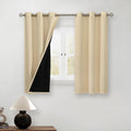100% Blackout Curtains for Bedroom - Thermal Insulated, Noise Reducing
