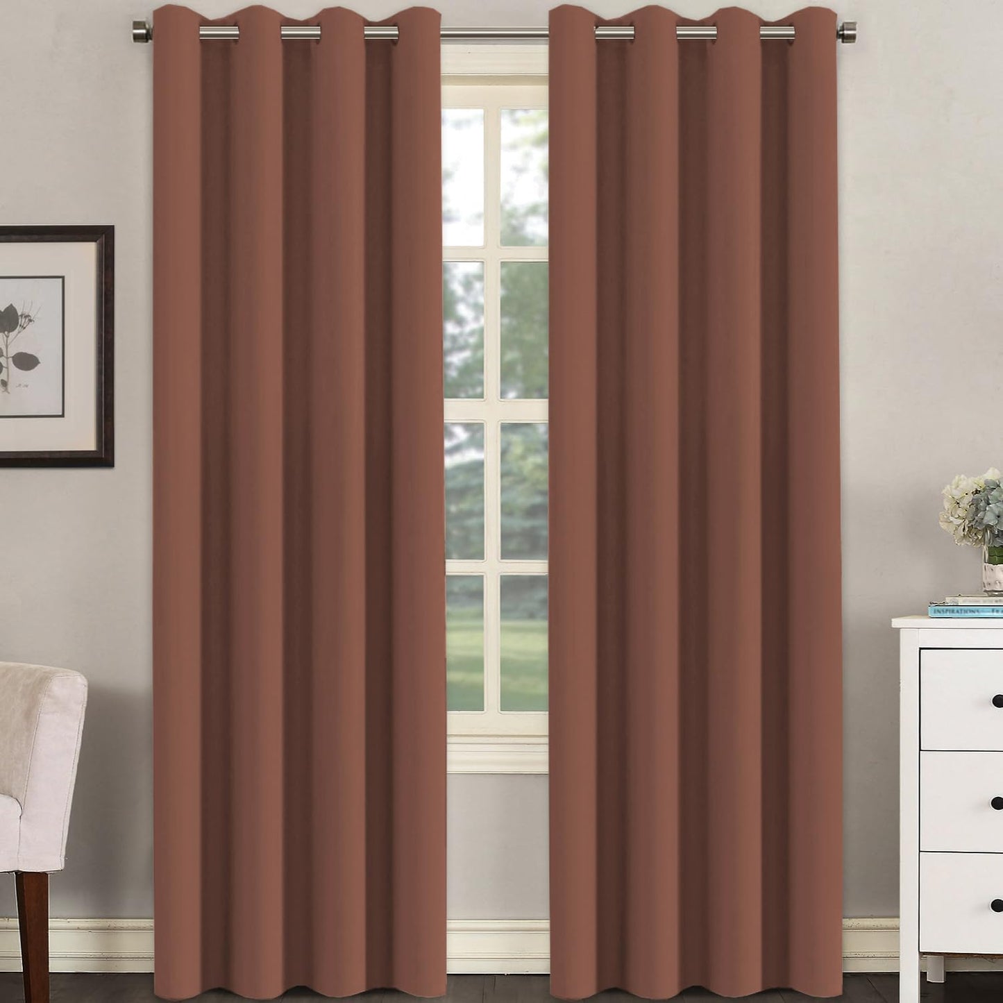 H.VERSAILTEX Room Darkening Curtains for Living Room Decor