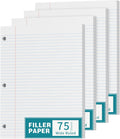 Loose Leaf Notebook Paper Wide Ruled 8.5 in x 11 in - 300 Sheets