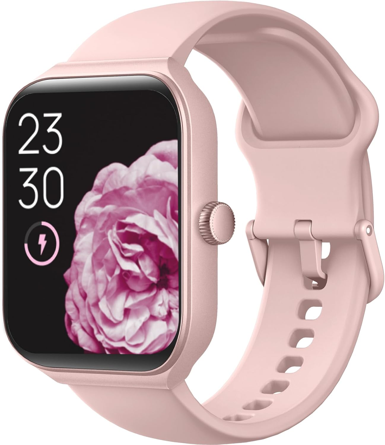 TOOBUR Women's Smartwatch: Alexa Built-in, 1.95 Fitness Tracker with Calls & 100 Sport Modes!