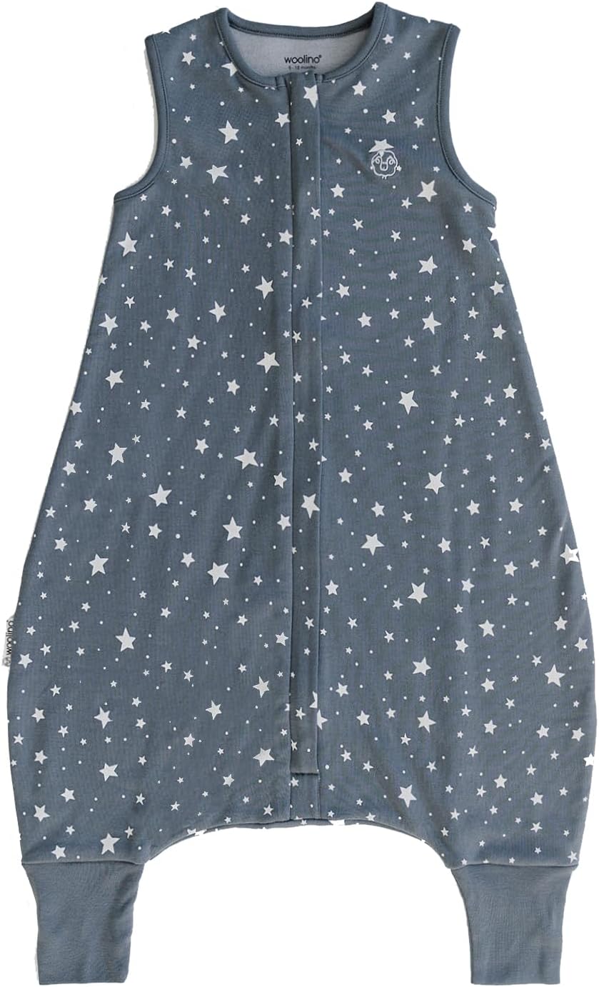 Woolino 4 Season Baby Sleep Bag with Feet for Ultimate Comfort