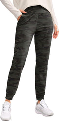 SANTINY Women's Fleece Lined Joggers - Warm, Water Resistant Winter 3