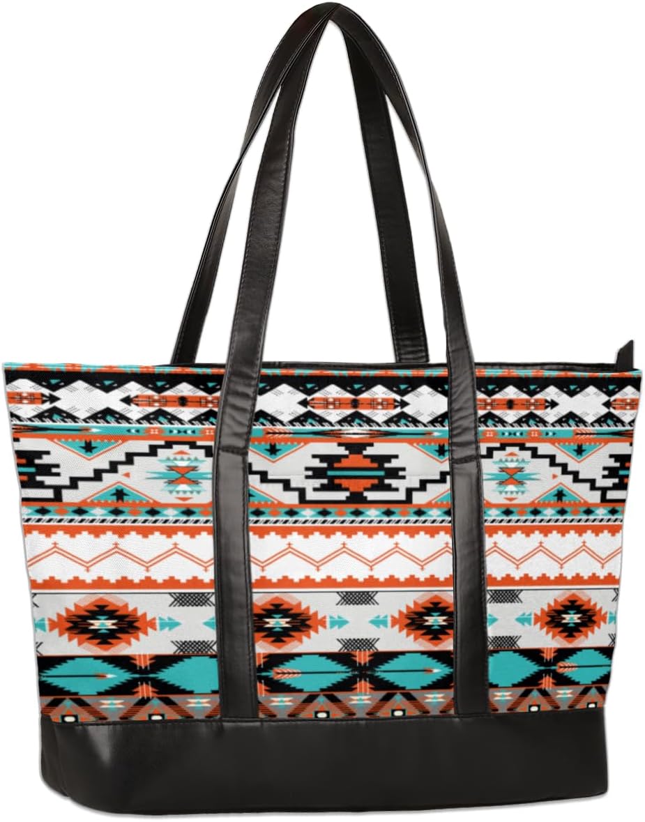 Large Tote Bag for Women Travel Beach Shoulder Bag with Zipper