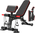 Adjustable Weight Bench Foldable Incline Decline Bench - 600lb