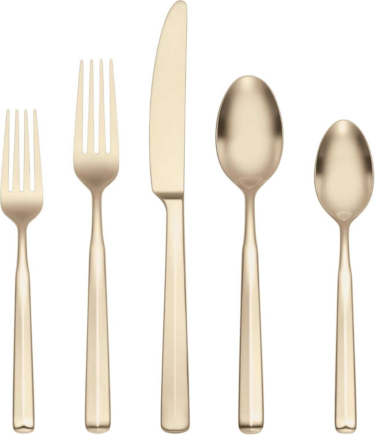 Oneida Ryder Satin Champagne 20-Piece Flatware Set for 4