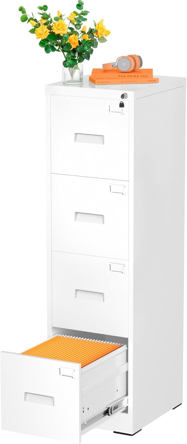 INTERGREAT 4 Drawer File Cabinet for Home Office Storage Needs