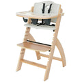 Natural Wood Beyond Junior High Chair with Dove Grey Cushion