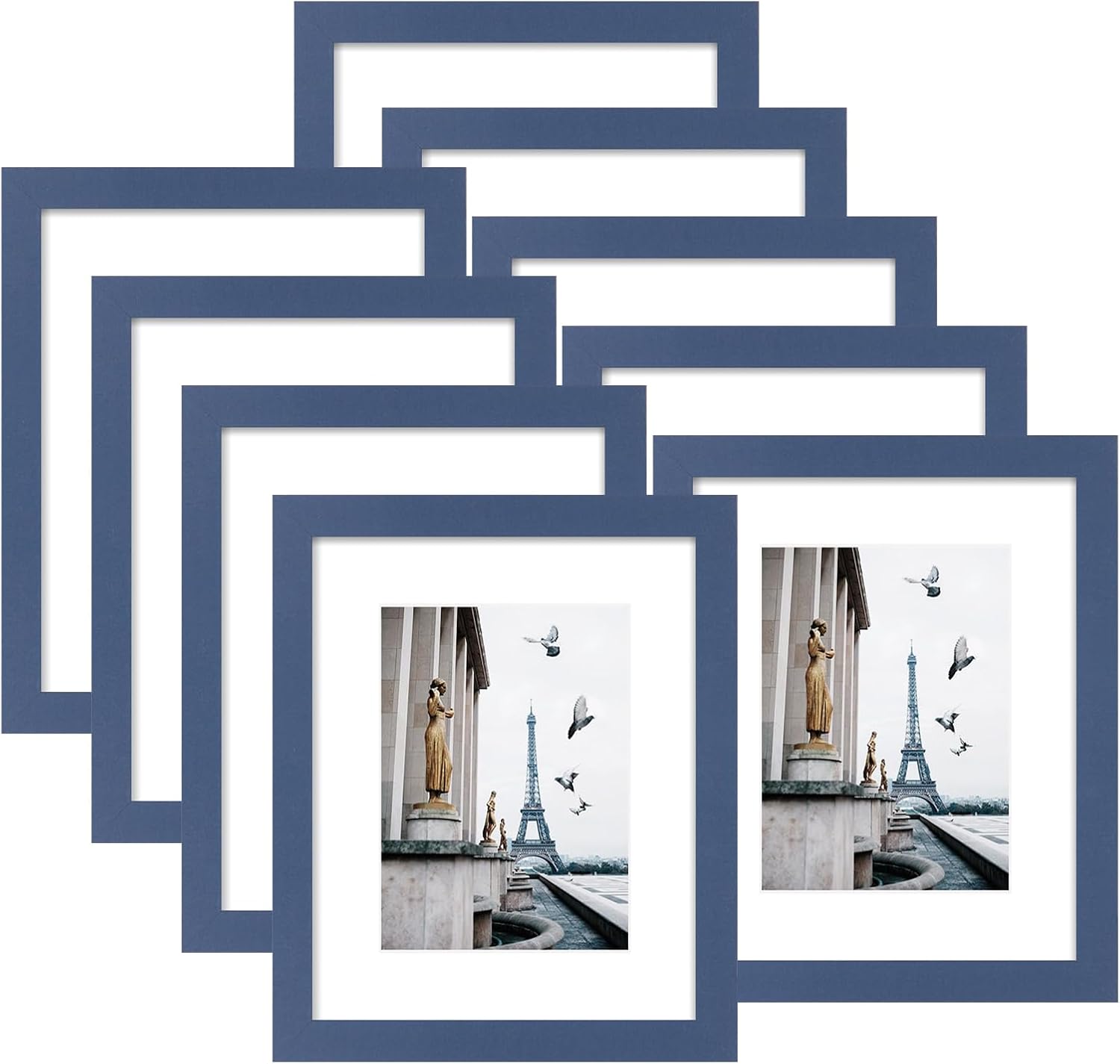 YESKAY 8x10 Picture Frame Set of 9 for Stylish Display