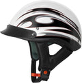 VCAN Cruiser Solid Half Face Motorcycle Helmet (Style SRX4)