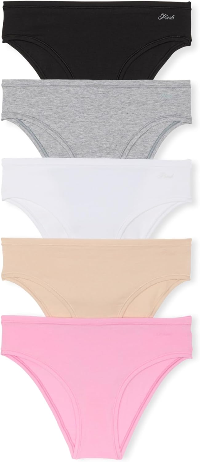 Victoria's Secret PINK Women's Cotton Cheeky Underwear Multi Pack