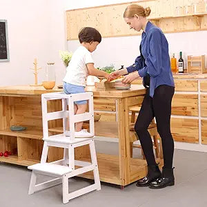 Kitchen Step Stool with Safety Rail for Kids - GUIDTOP Review