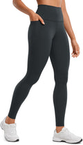 Butterluxe Womens 28 in High Waisted Workout Leggings - Pockets