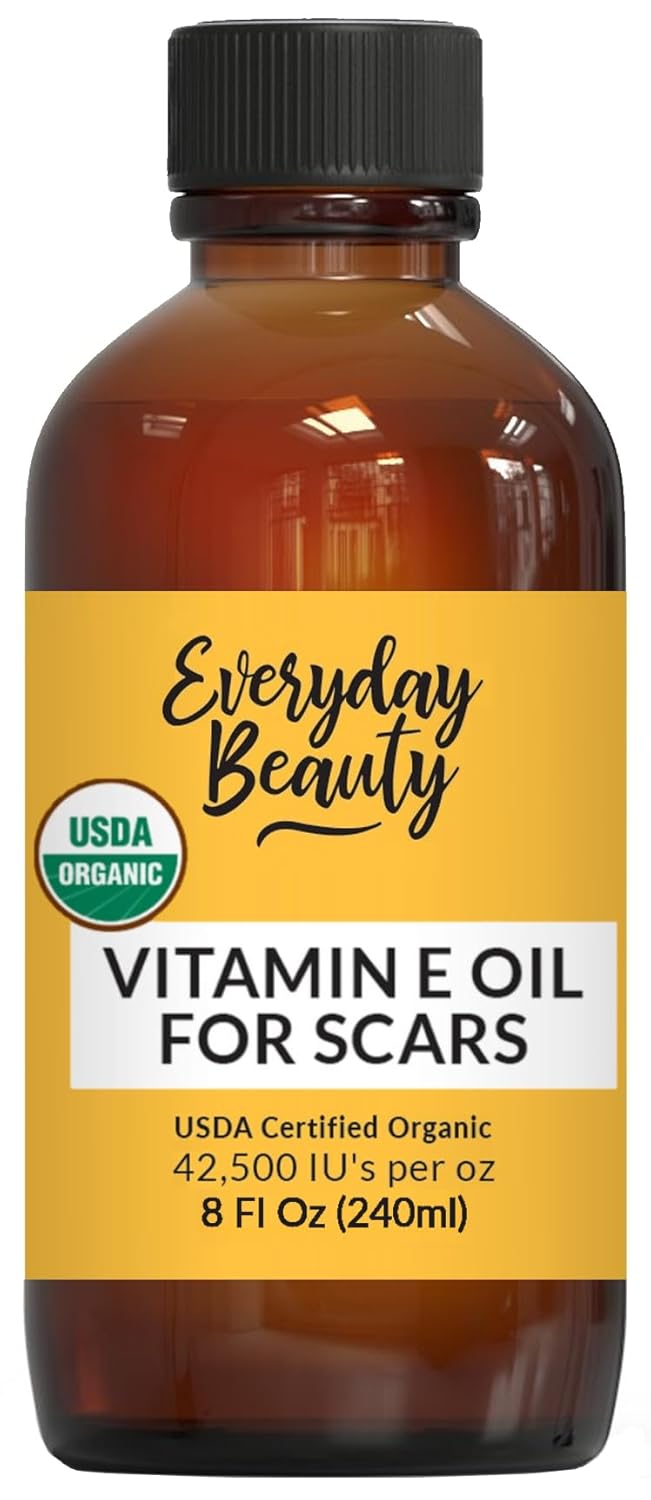 Organic Vitamin E Oil for Scars - Natural Skin Moisturizer