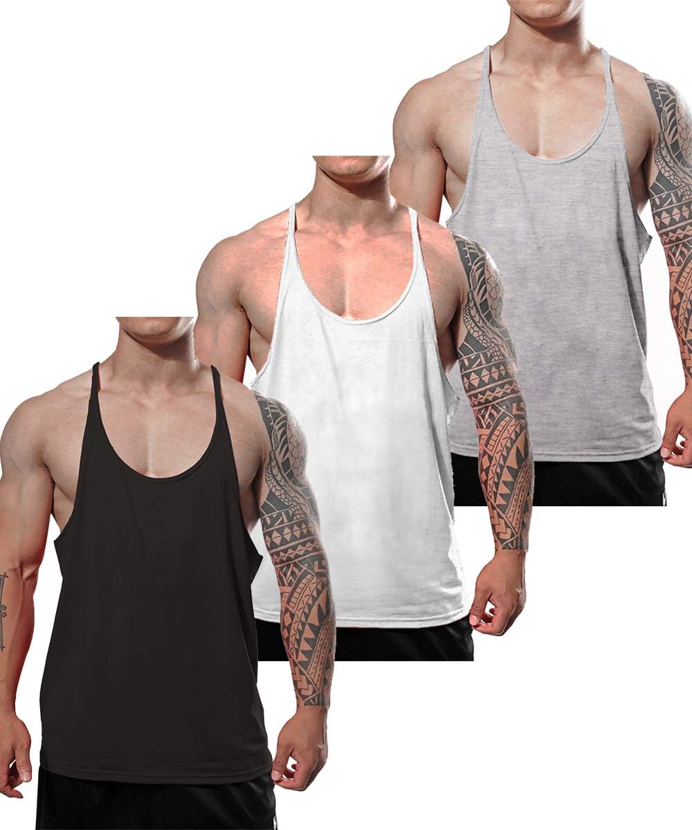 JEEING GEAR Men's Stringer Tank for Ultimate Workouts