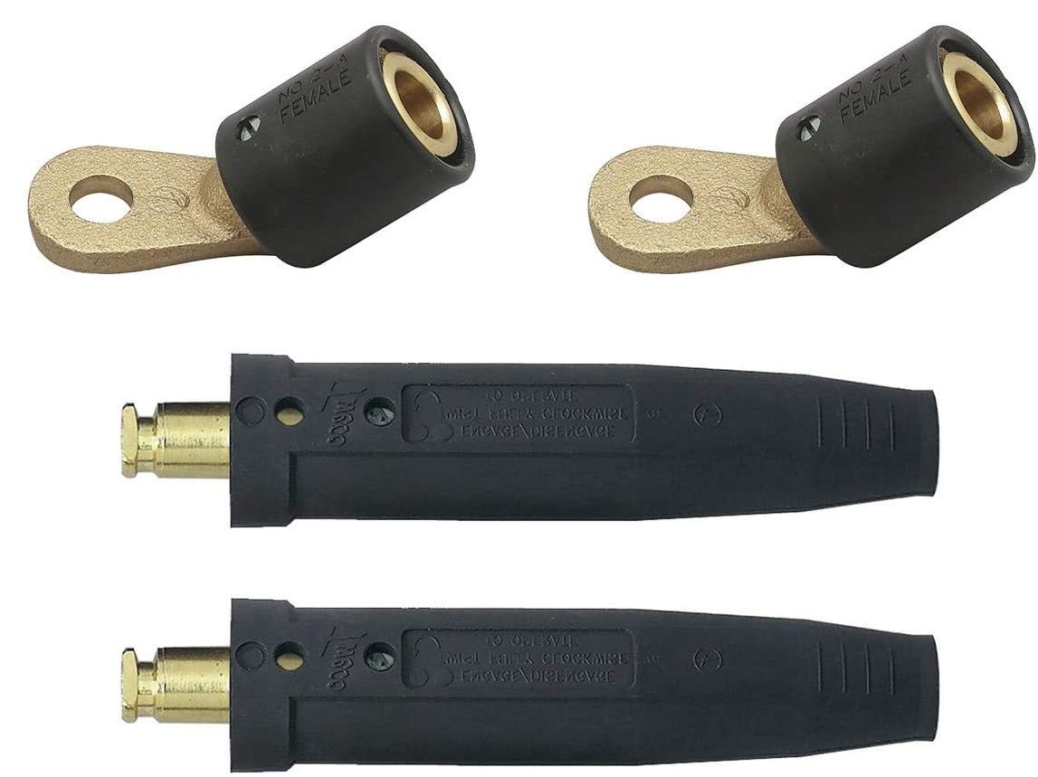 Tweco Male Cable Connector Set for Heavy Duty Applications