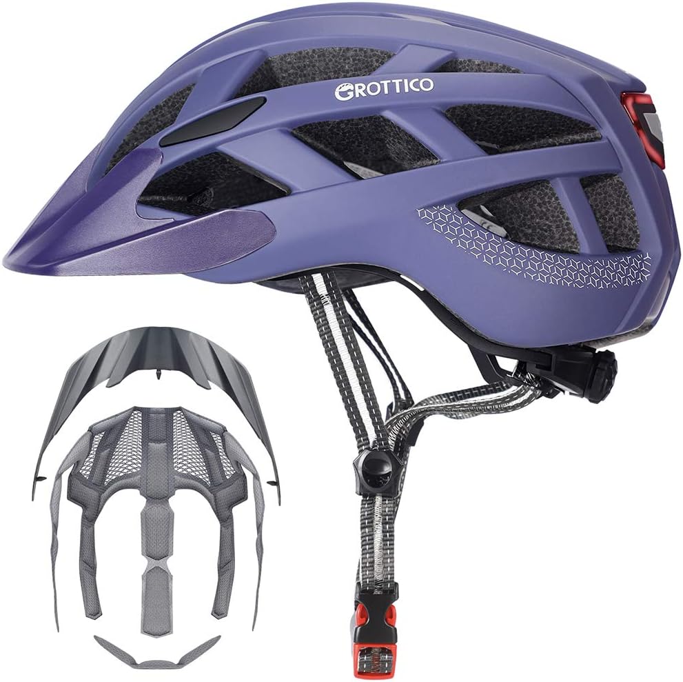 Adult Bike Helmet with Light - Safe & Stylish for All Riders