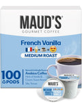 Maud's French Vanilla Coffee Pods 100 ct - Smooth Medium Roast