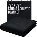 BoxerTools Large 78in x 72in Acoustic Dampening Blanket - 2 Pack