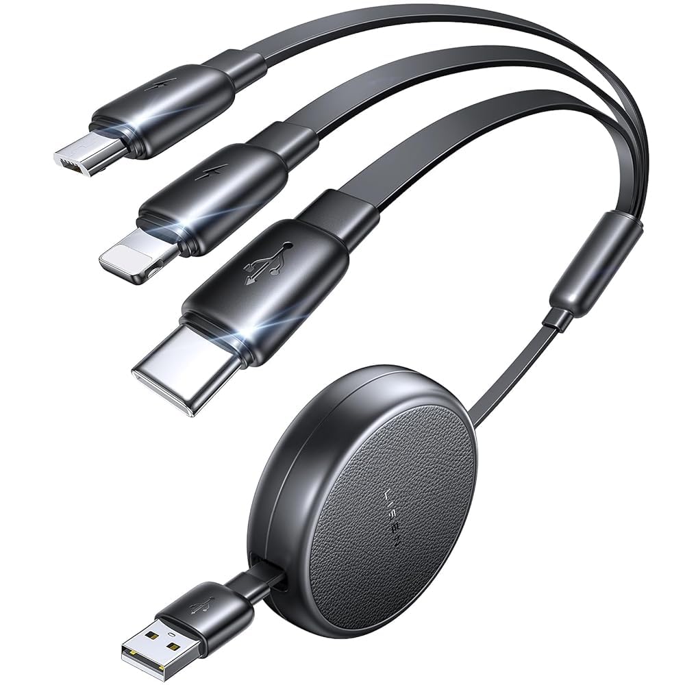Universal LISEN 3-in-1 Retractable Charger