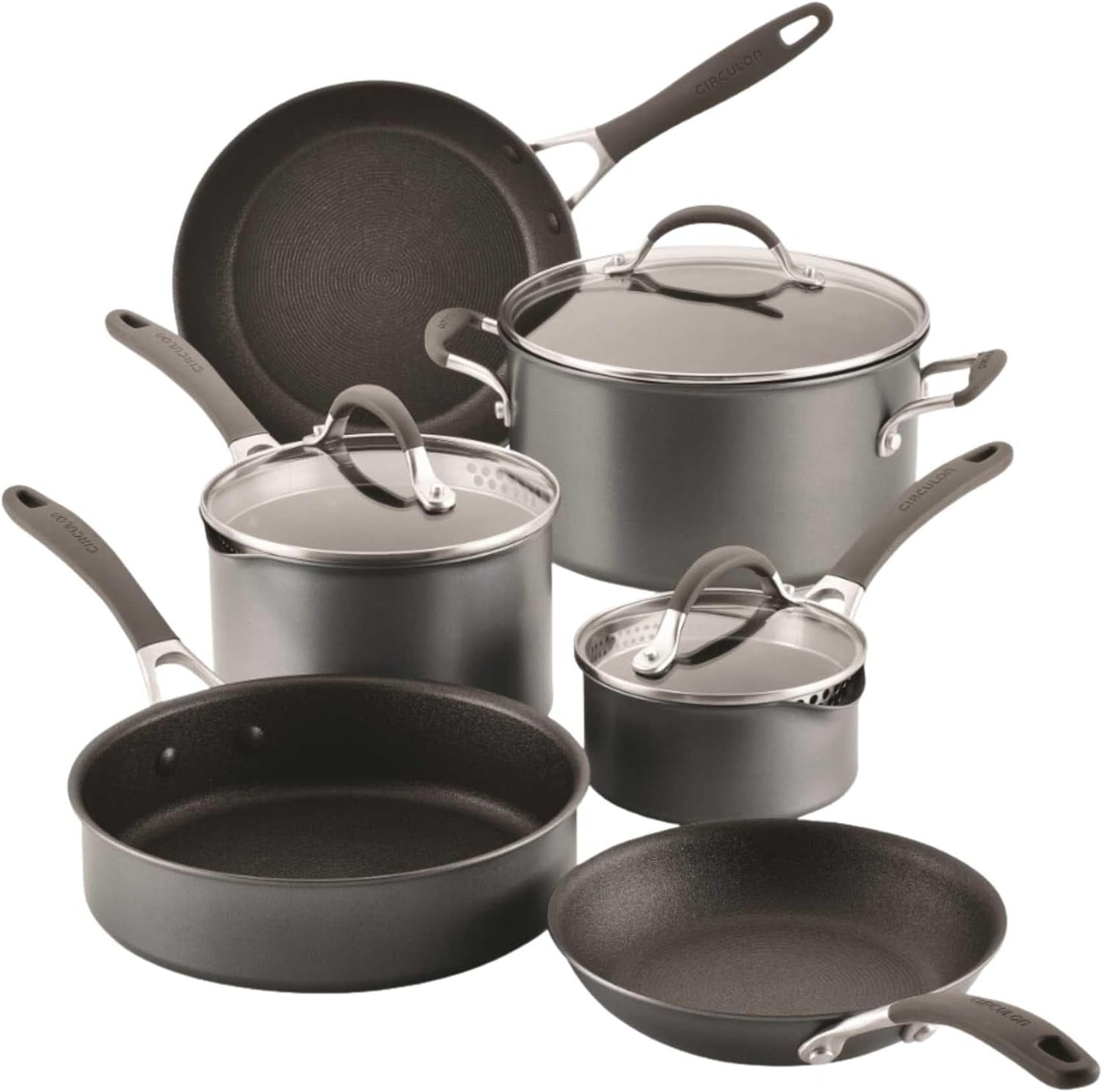 Circulon A1 Series Nonstick Induction Cookware Set, 9 Piece