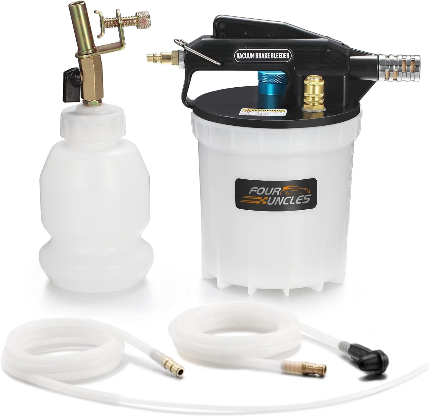 FOUR UNCLES 2L Brake Bleeder Vacuum Pump Kit for Easy Use