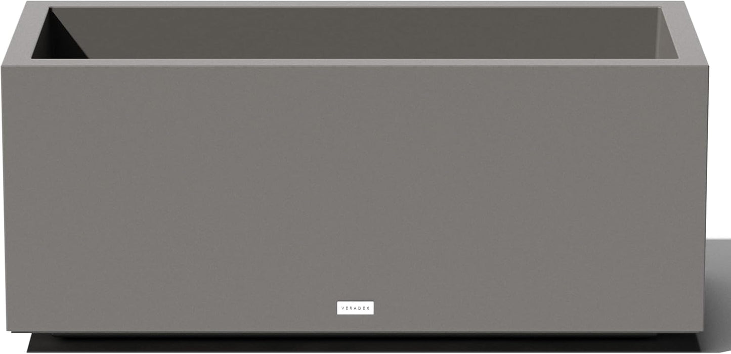 Veradek Block Series Long Box Planter for Indoor or Outdoor Use