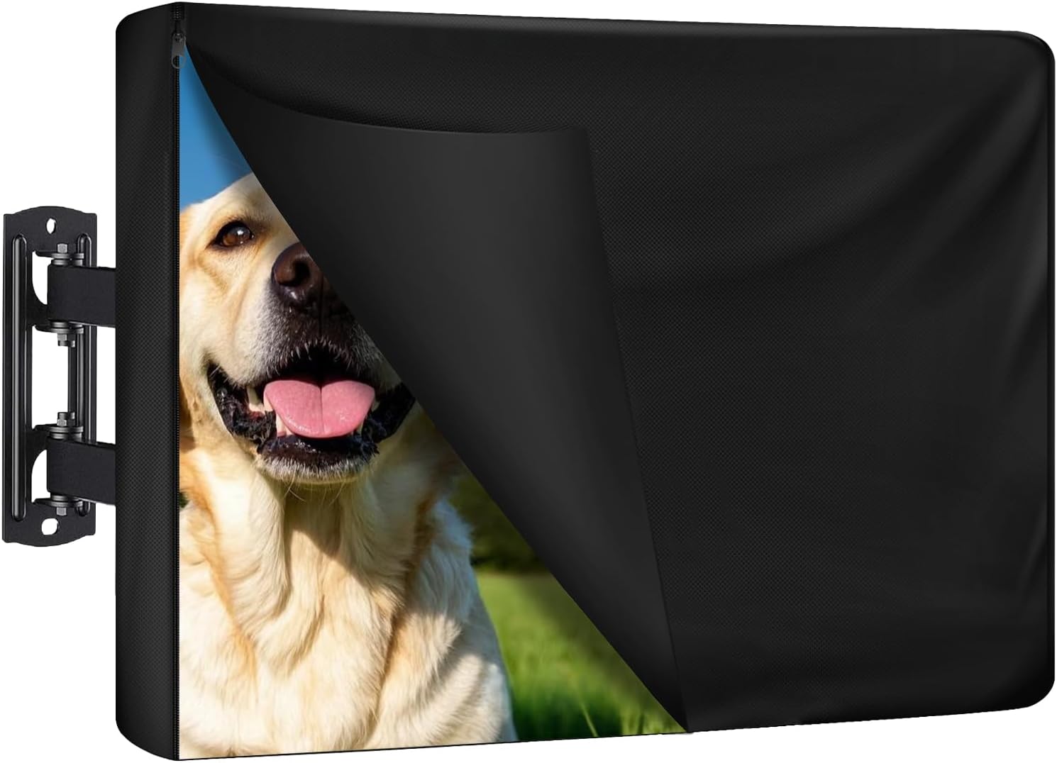 Durable Outdoor TV Cover for 65-69 in Flat Screens with Zipper