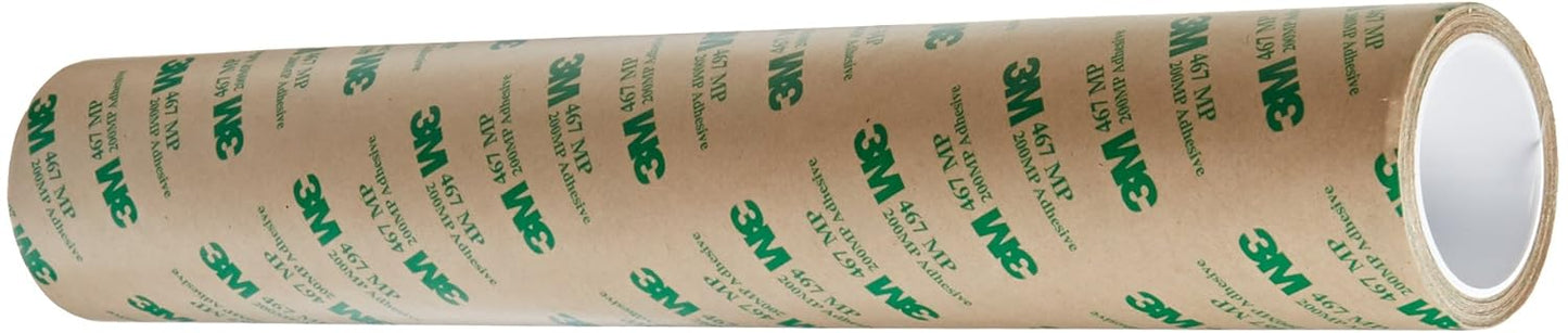 3M 467MP Clear Adhesive Transfer Tape for Versatile Bonding