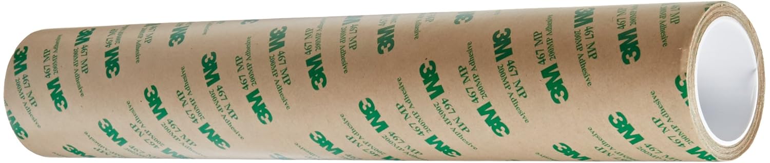 3M 467MP Clear Adhesive Transfer Tape for Versatile Bonding